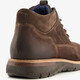Leren heren veterboots bruin
