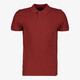 Unsigned heren polo bordeauxrood