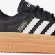 VL Court Bold dames sneakers met plateauzool zwart