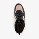 Hoge meisjes sneakers roze zwart