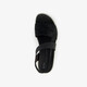 ECCO Yuma leren dames sandalen zwart