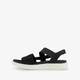 ECCO Yuma leren dames sandalen zwart
