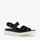 ECCO Yuma leren dames sandalen zwart