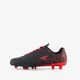 Glide FG kinder voetbalschoenen zwart rood