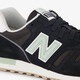 373 dames sneakers zwart mintgroen