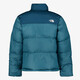 Gewatteerde heren winterjas blauw