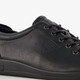 ECCO Soft 2.0 Classic leren dames sneakers zwart