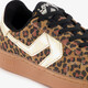 Meisjes sneakers met panterprint bruin