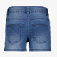 Meisjes denim short met kanten bies