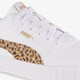 Carina 3.0 meisjes sneakers met panterprint details wit