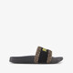 Leadcat 2.0 dames badslippers met panterprint details zwart