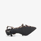 Dames pumps met panterprint en stilettohakken zwart bruin