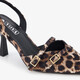 Dames pumps met panterprint en stilettohakken zwart bruin