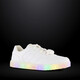 Scapino unisex sneakers wit met lichtjes in regenboogkleuren