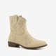 Blue Box lage dames western laarzen beige