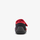 Kinder pantoffels zwart rood