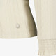 Meisjes top met lange mouwen lichtbeige