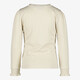 Meisjes top met lange mouwen lichtbeige