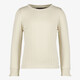 Meisjes top met lange mouwen lichtbeige