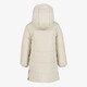 Lange winterjas gewatteerd lichtbeige
