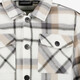 Unsigend geruite jongens blouse beige bruin