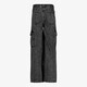 Wide leg meisjes cargo jeans donkergrijs