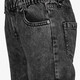 Wide leg meisjes cargo jeans donkergrijs