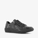 Leren dames sneakers zwart