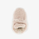 Baby teddy pantoffels beige