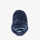 Baby teddy pantoffels donkerblauw