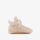 Baby teddy pantoffels beige
