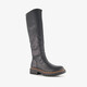 Blue Box hoge dames laarzen zwart