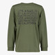 Jongens shirt Brooklynn met backprint groen