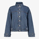 Dames denim jas donkerblauw