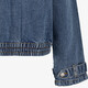 Dames denim jas donkerblauw