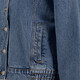 Dames denim jas donkerblauw