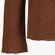 Meisjes top met lange mouwen en glitters bruin