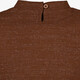 Meisjes top met lange mouwen en glitters bruin