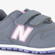 Meisjes sneakers grijs roze