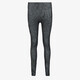 Dames sportlegging met panterprint zwart