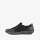 Leren dames sneakers zwart