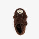 Kinder teddy pantoffels met beer bruin
