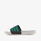 Adilette heren badslippers grijs groen