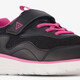 Meisjes sportschoenen zwart roze