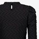 Dames blouse met structuur zwart