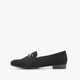 Dames loafers met gesp zwart