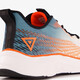 Heren hardloopschoenen wit oranje