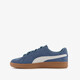 Smash 3.0 leren dames sneakers blauw