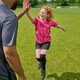 Dry meisjes voetbal T-shirt roze