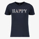 Name It Vinaya meisjes T-shirt Happy zwart